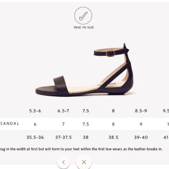 Nisolo Serena Black Sandal NWT size 7.5 - Picture 4 of 9